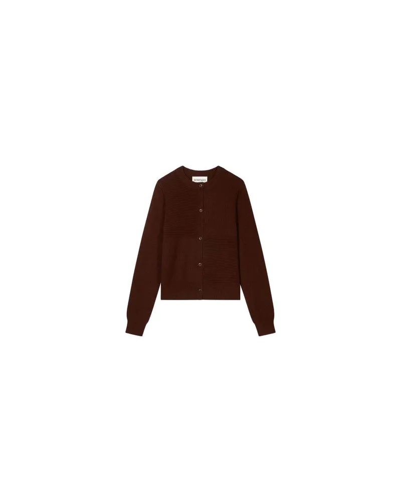 Loewe Cardigan aus Pelz Brown