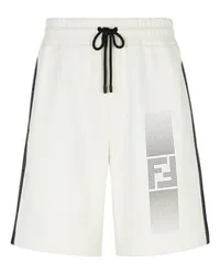 Fendi Bermudahose mit elastischem White