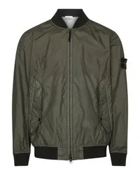 Stone Island Jacke mit Logo-Patch Green