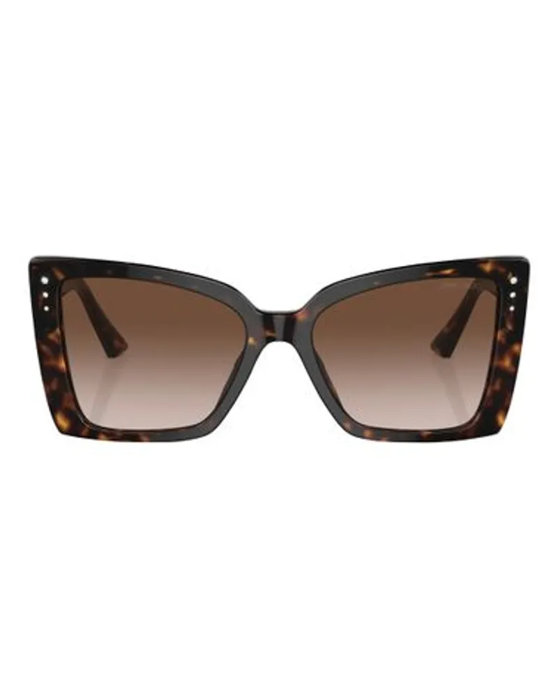 Jimmy Choo Sonnenbrille Butterfly Brown