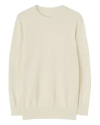 Jil Sander Pullover mit Rundhalsausschnitt White