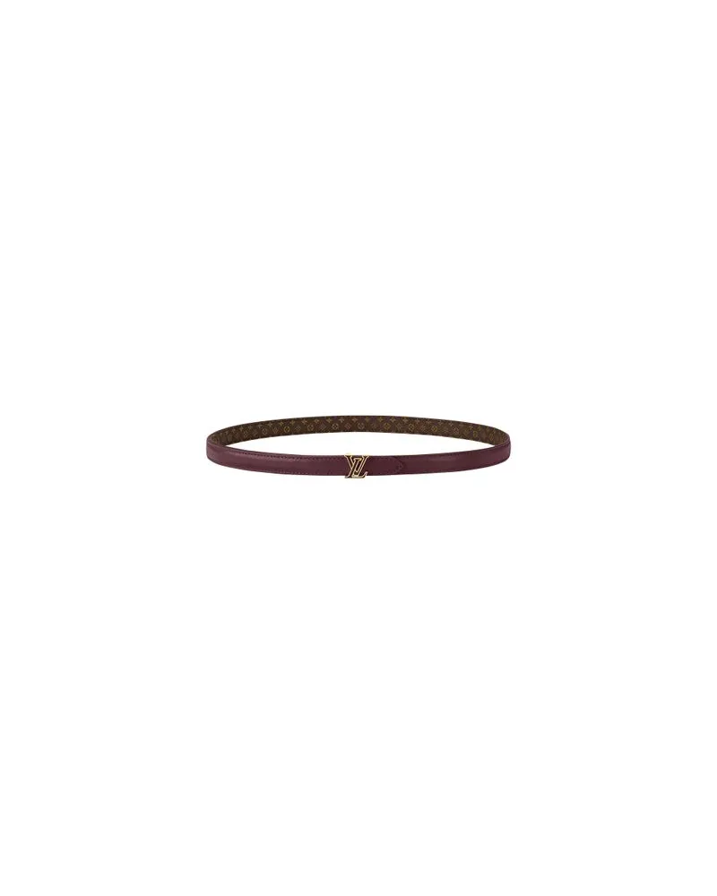 Louis Vuitton Mini LV Enamel Wendegürtel 15 mm Brown