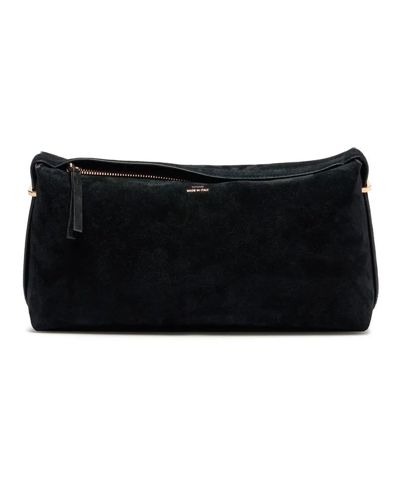 Totême Scoop Clutch aus Wildleder 