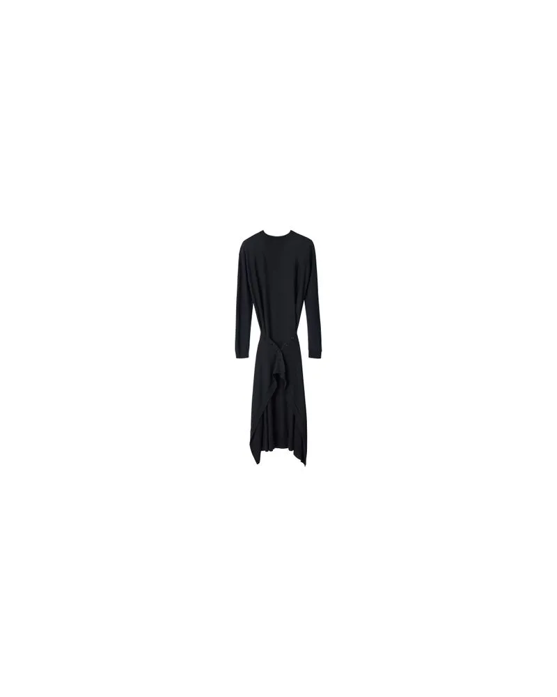Christophe Lemaire Geknöpftes Kleid Black