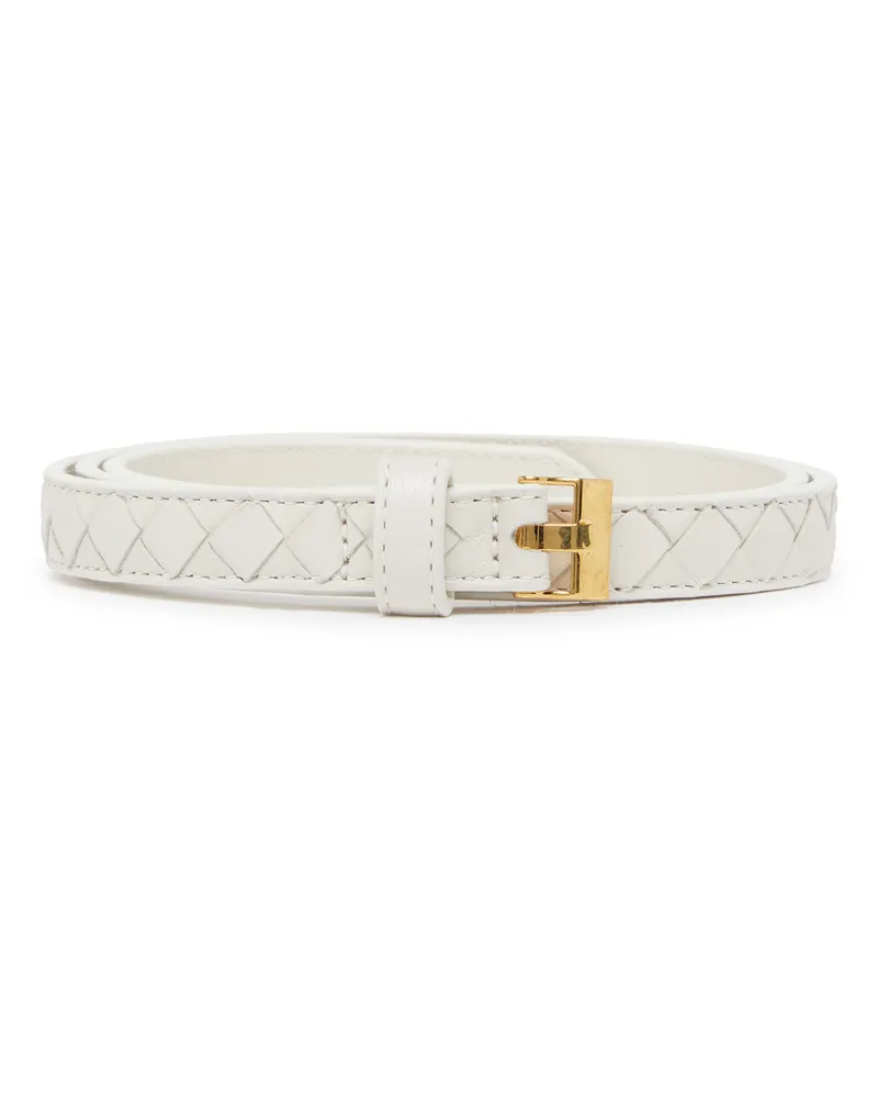 Bottega Veneta Gürtel Watch Intrecciato White