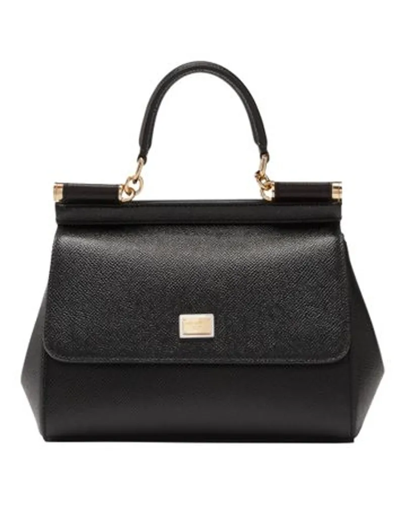 Dolce & Gabbana Kleine Tasche Sicily Black