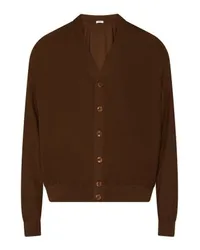 Christophe Lemaire Relaxed Cardigan mit Twist-Effekt Brown