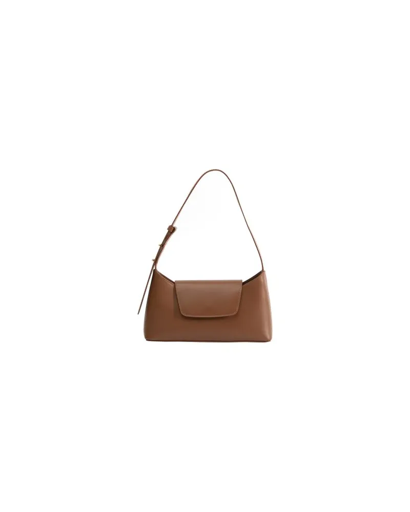 Elleme Schultertasche Envelope Brown