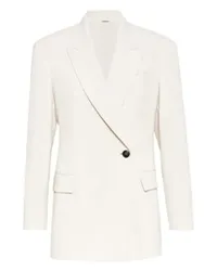 Brunello Cucinelli Blazer White