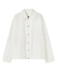 Jil Sander Logo-Jacke White