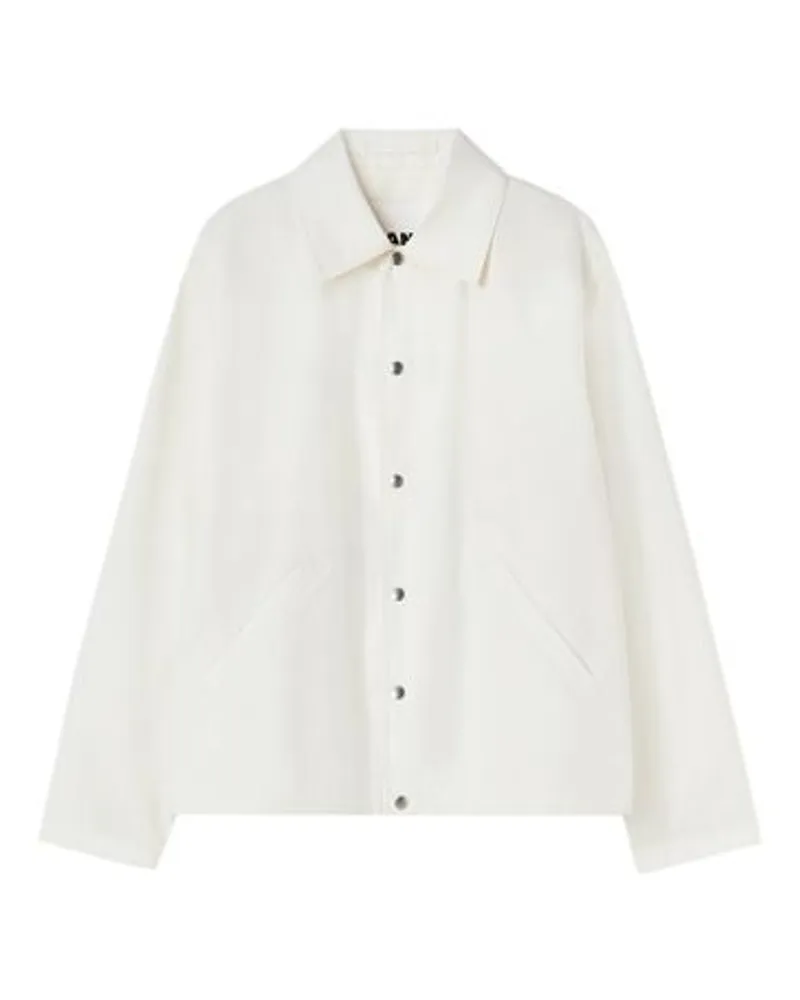 Jil Sander Logo-Jacke White