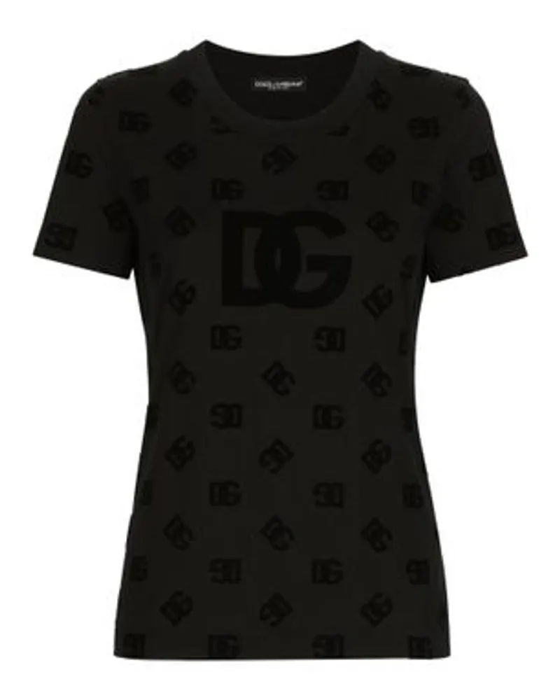 Dolce & Gabbana Jersey-T-Shirt Black