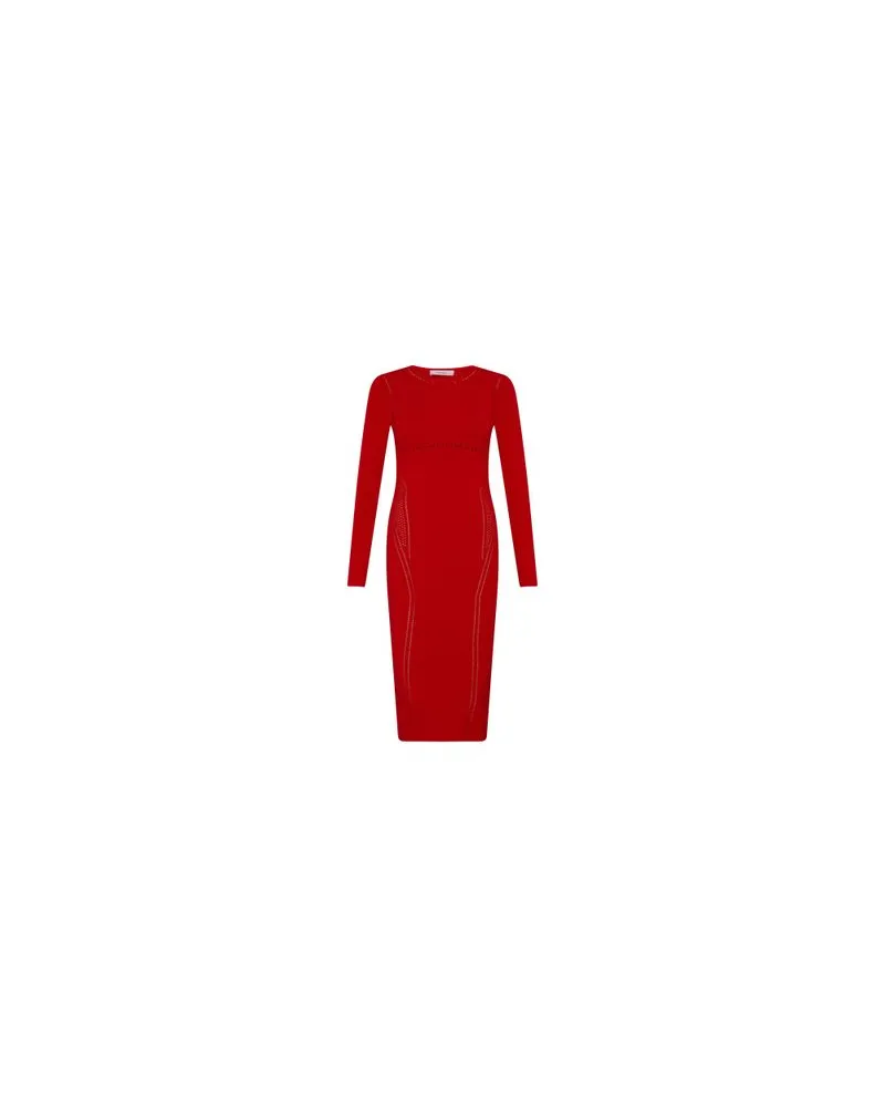 Max Mara Midikleid Comica Red