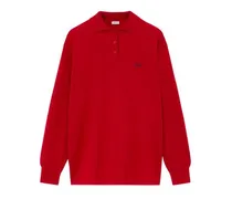 Pullover mit Polokragen aus Kaschmir und Seide