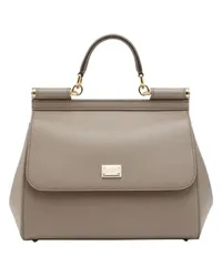 Dolce & Gabbana Handtasche Sicily Medium Beige