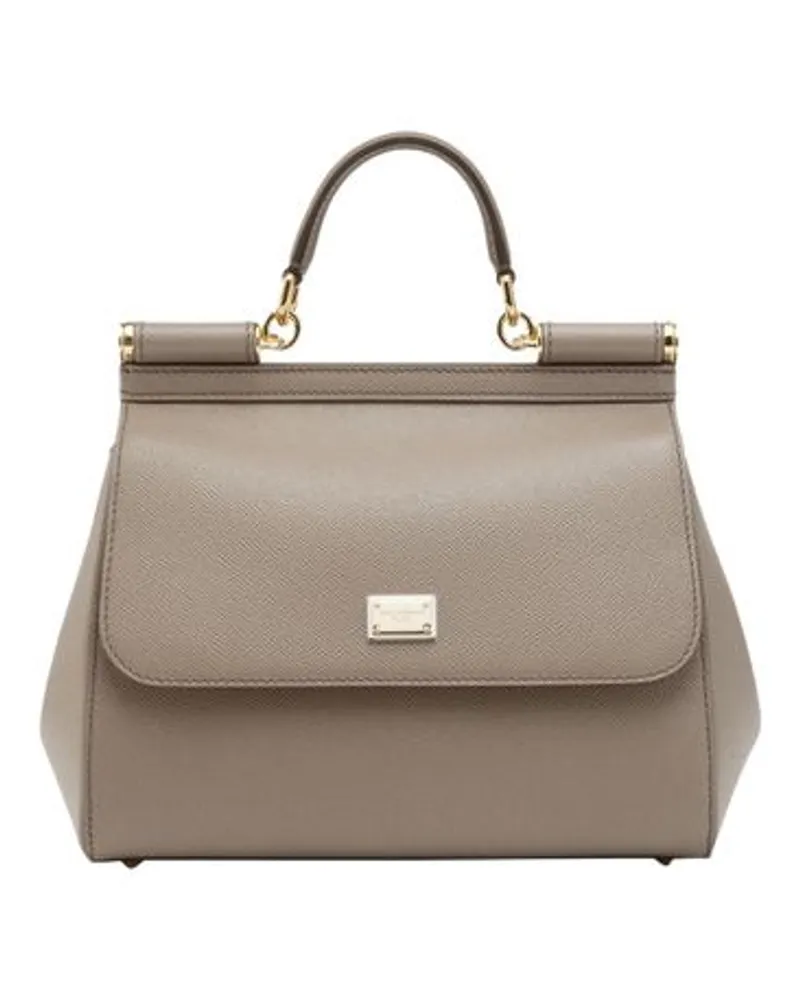 Dolce & Gabbana Handtasche Sicily Medium Beige