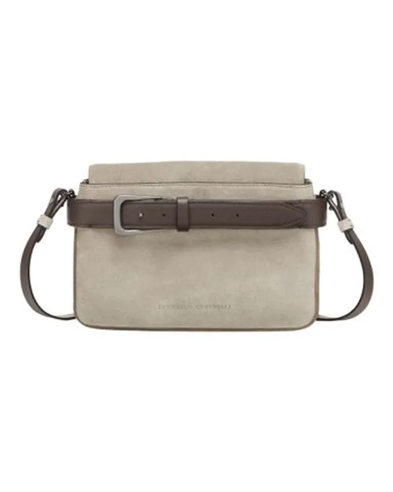 Brunello Cucinelli Schultertasche Grey