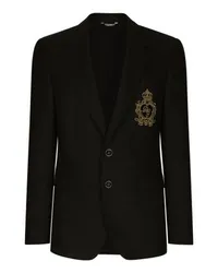 Dolce & Gabbana Einreihige Jacke Black