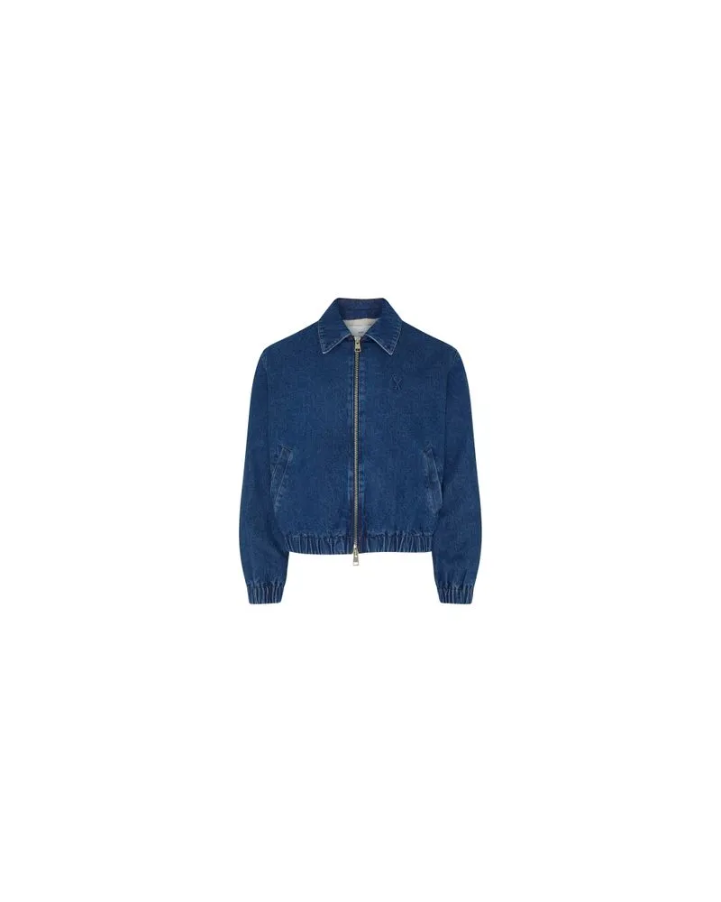 AMI Paris Jeansjacke Ami de Cœur Blue