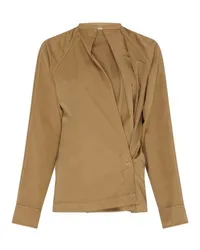 Christophe Lemaire Top mit Twist Brown