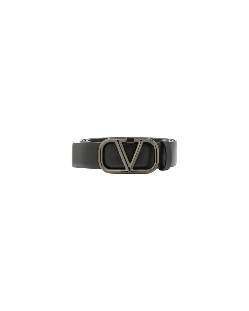 Valentino Garavani Gürtel mit Schließe H. 30 VLogo Signature Black