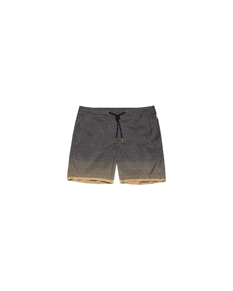 Orlebar Brown Halblange Badeshorts mit Kordelzug Bulldog Drawcord Floret Navy