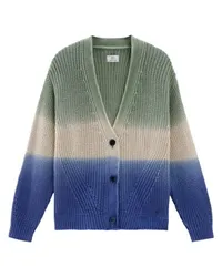 Woolrich Stückgefärbter Cardigan Green