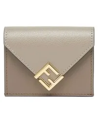 Fendi Portemonnaie FF Diamonds Grey