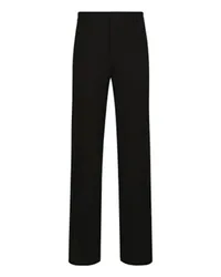 Dolce & Gabbana Gerade geschnittene Hose Black