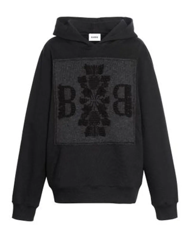 Barrie Hoodie mit Logo-Patch Black