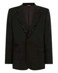 Dolce & Gabbana Einreihige Smokingjacke Black