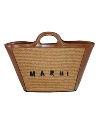 Marni Kleine Tasche Tropicalia Brown