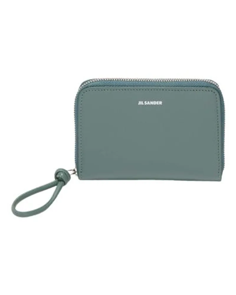 Jil Sander Brieftasche Green