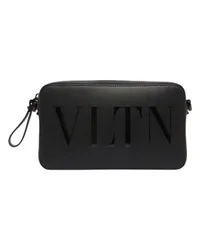 Valentino Garavani Umhängetasche mit VLTN-Print Black