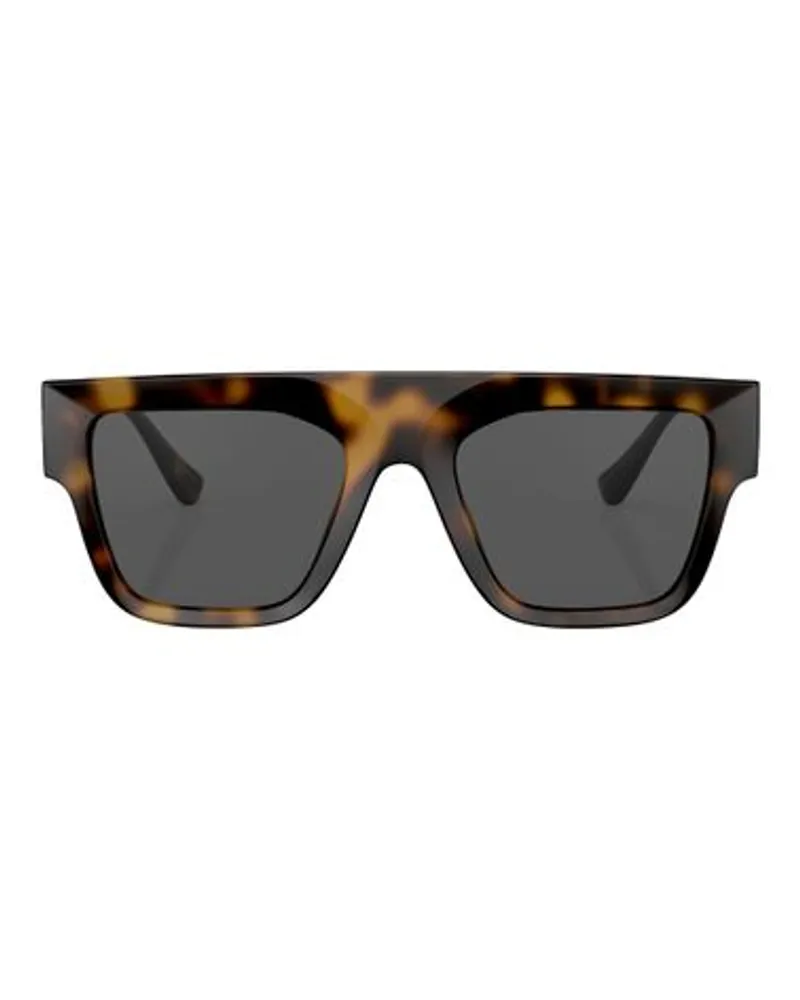 Versace Sonnenbrille Rectangle Brown