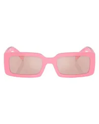 Dolce & Gabbana DG6187 Rechteckige Sonnenbrille Pink