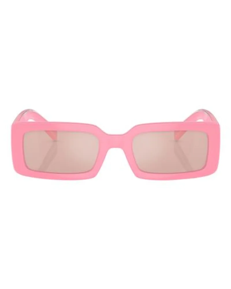 Dolce & Gabbana DG6187 Rechteckige Sonnenbrille Pink