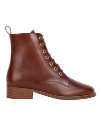 Bobbies Doria flache Stiefel Brown