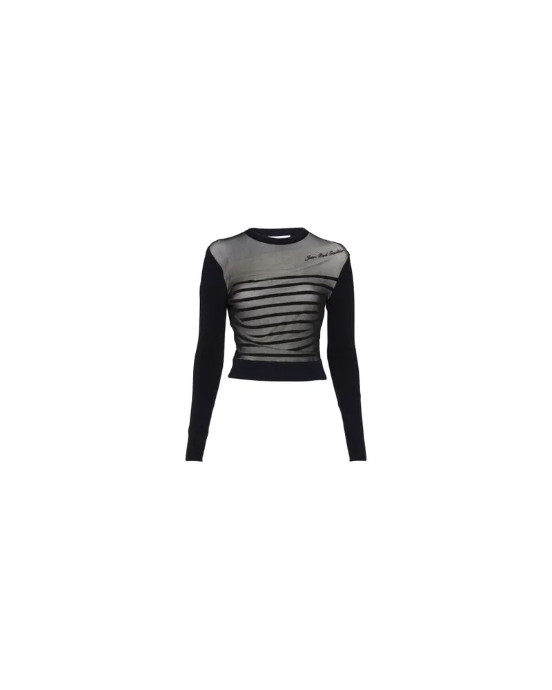 Jean Paul Gaultier Pullover im Marine-Stil Black