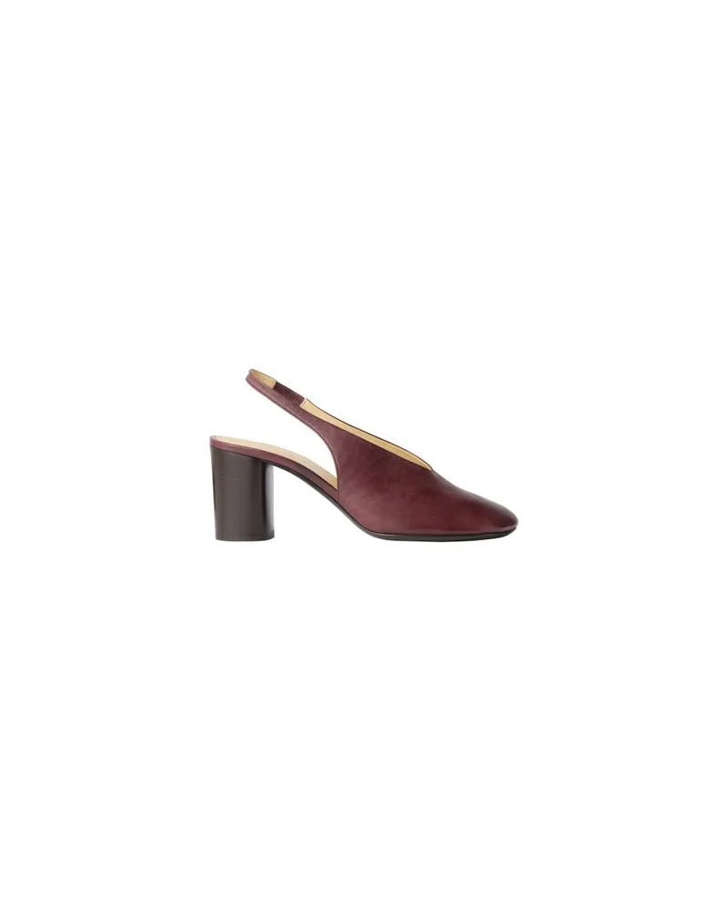 Christophe Lemaire Slingback-Pumps Glove 80 Brown
