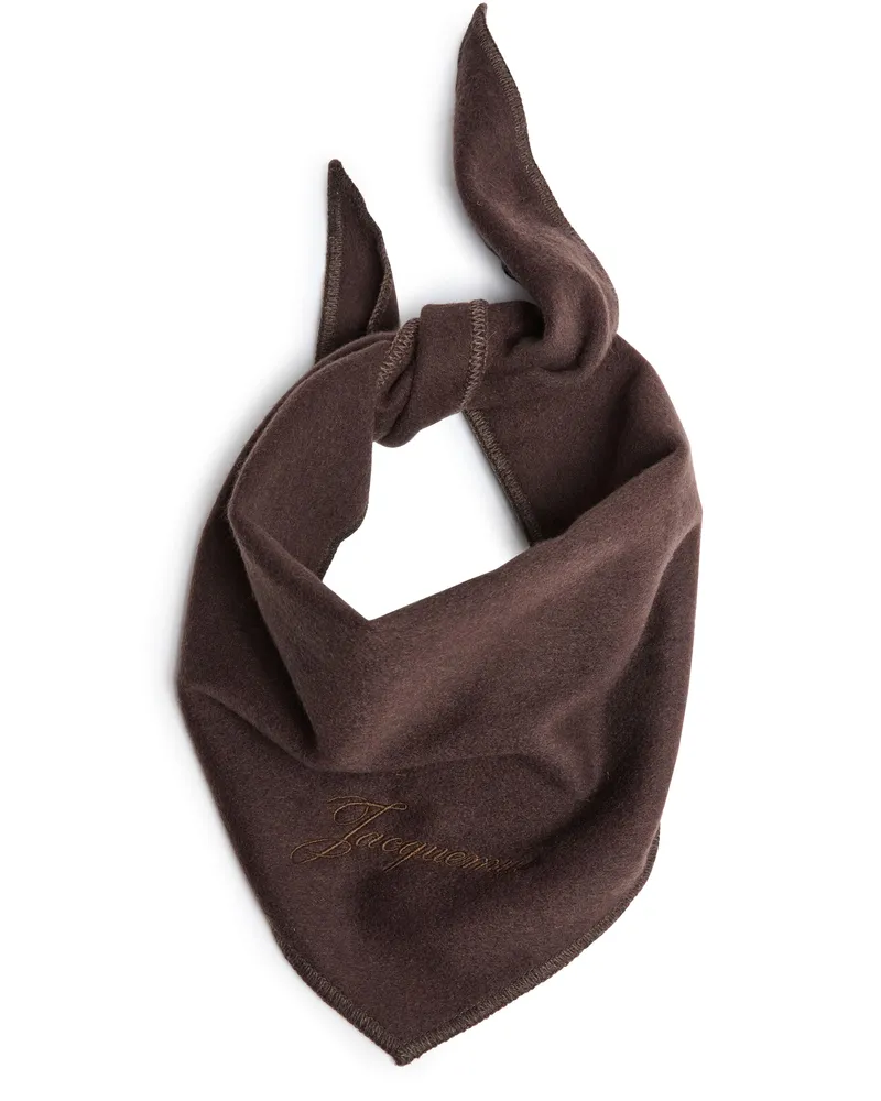Jacquemus Bandana The Cachemire Brown