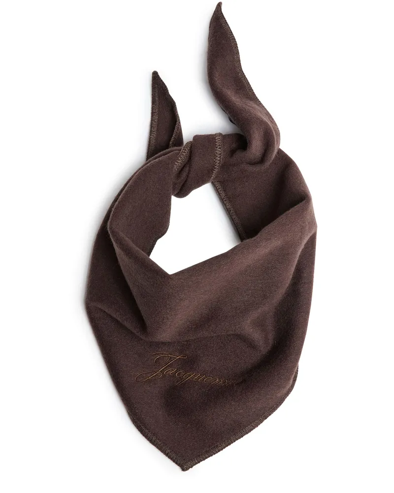 Jacquemus Bandana The Cachemire Brown