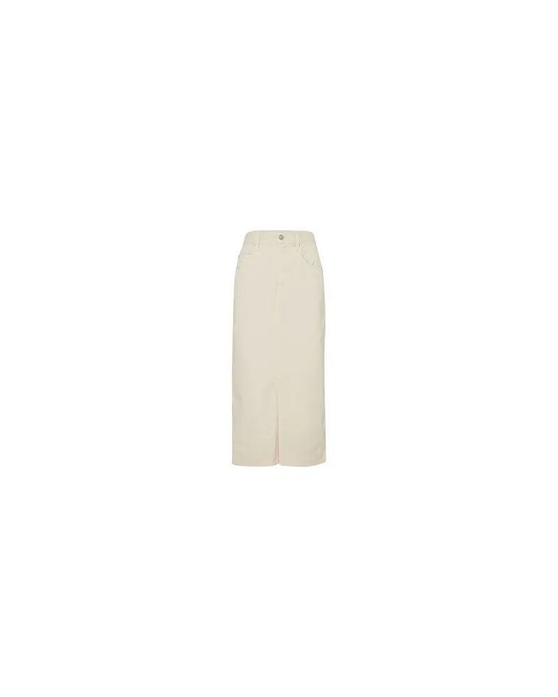 Isabel Marant Tilauria denim skirt Beige