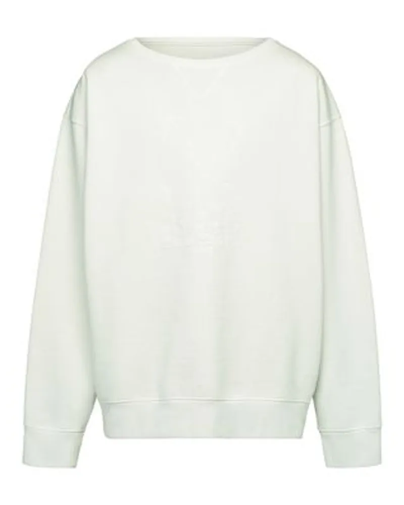 Maison Margiela Sweatshirt mit Logo White