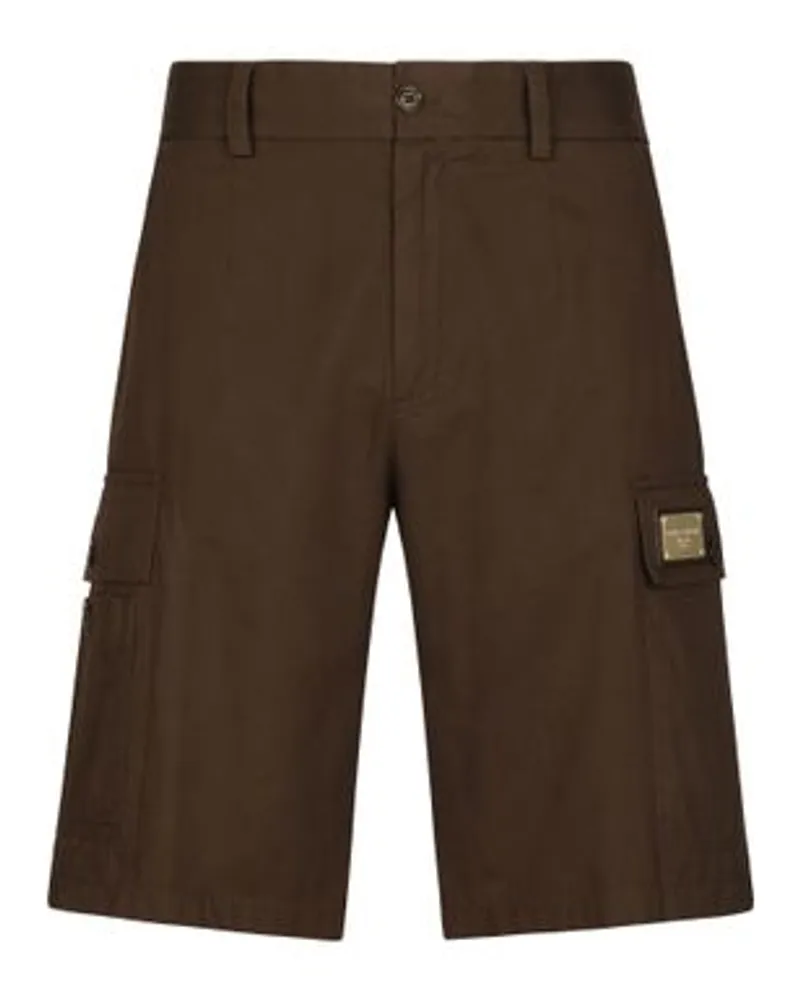 Dolce & Gabbana Bermuda-Cargoshorts Brown