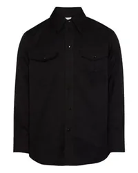 Christophe Lemaire Westernhemd Black