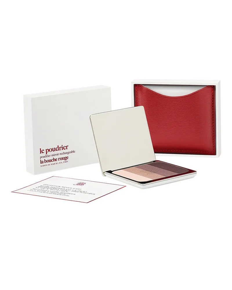 La Bouche Rouge Das rote Puderdosenset - Les Ombres Aral Purple