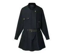 Kleid aus Seide mit Details im Biker-Stil