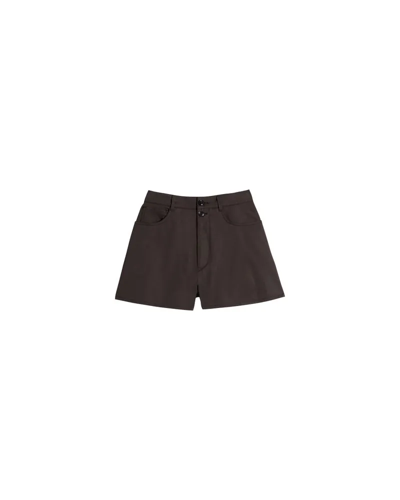 Christophe Lemaire Shorts aus Baumwolle Brown