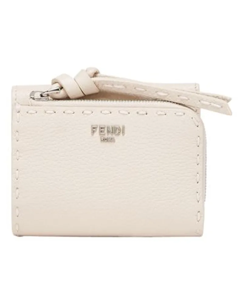 Fendi Micro-Trifold-Portemonnaie Peekaboo Pink